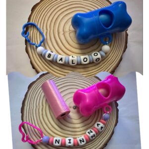 Dispensador de bolsa de perro personalizada