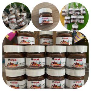 Mini nutellas Personalizadas